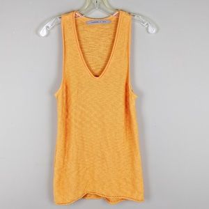 Athleta | Orange Knit Workout Tank - E78